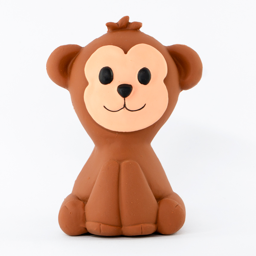 Mordedor Textoy Bebê Macaco Caco Marrom