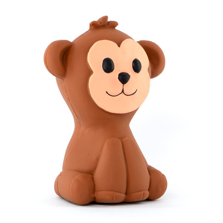 Mordedor Textoy Bebê Macaco Caco Marrom