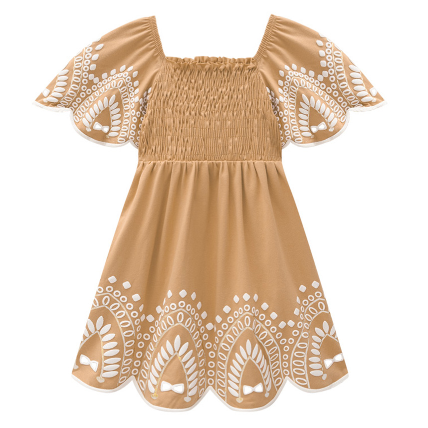 Vestido Juvenil Milon Manga Cotton E Latex Estampado Vestido Juvenil Milon Manga Cotton E Latex Estampado