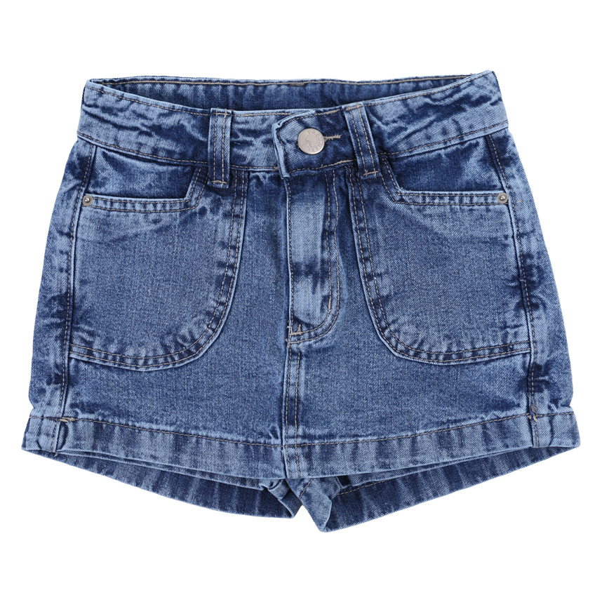 Short Saia Jeans Juvenil Frommer Bolso Chapado Short Saia Jeans Juvenil Frommer Bolso Chapado