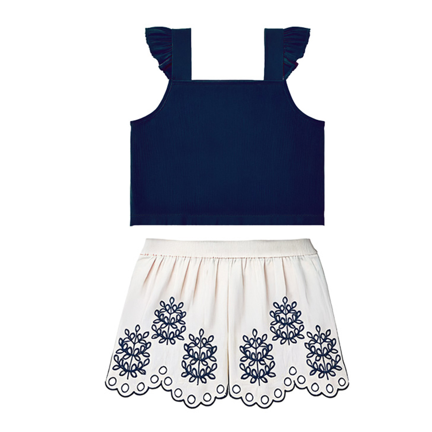 Conjunto Infantil Milon Blusa Cavada E Short Recorte Laser Conjunto Infantil Milon Blusa Cavada E Short Recorte Laser