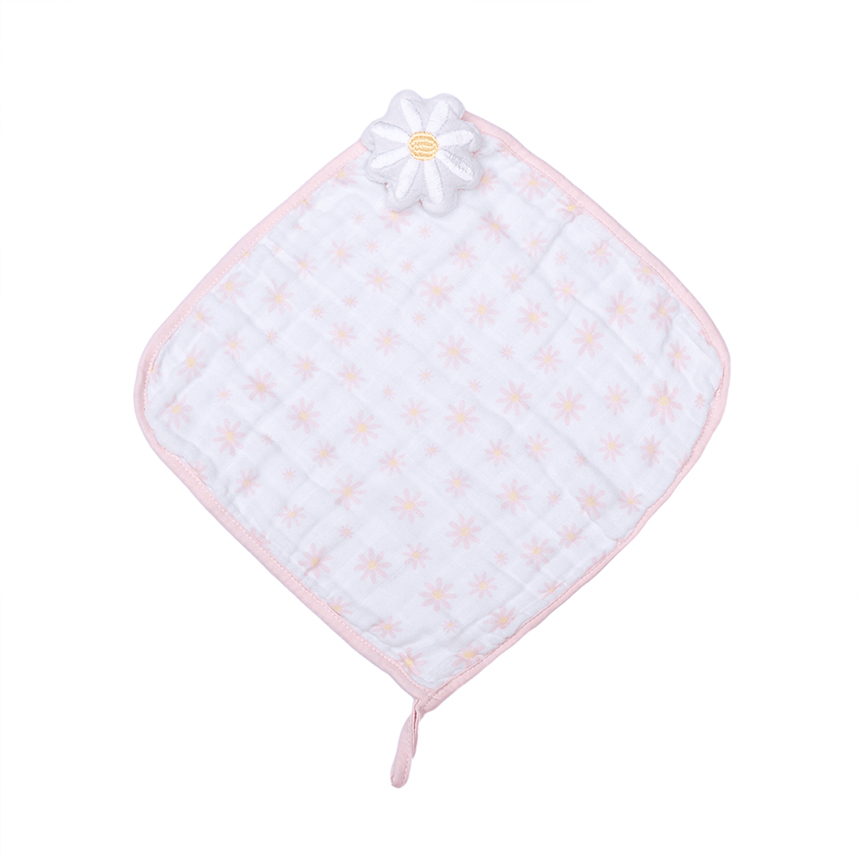 Naninha Bebê Papi Soft Pelúcia Flores E Prendedor Naninha Bebê Papi Soft Pelúcia Flores E Prendedor