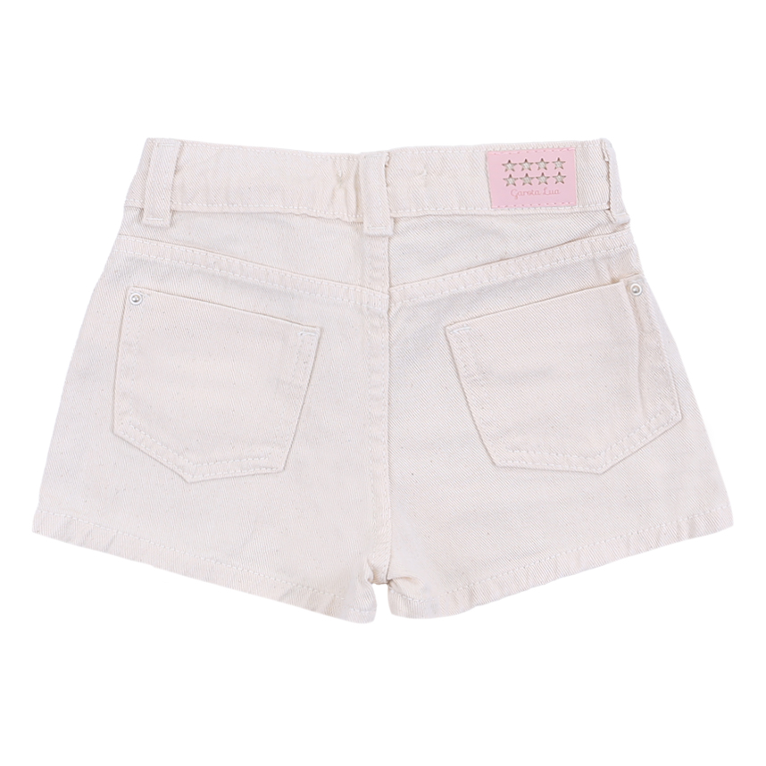 Short Infantil Garota Lua Básico Em Sarja Short Infantil Garota Lua Básico Em Sarja