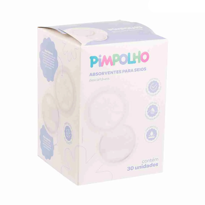 Absorvente Para Seios Pimpolho Com 30 Absorvente Para Seios Pimpolho Com 30