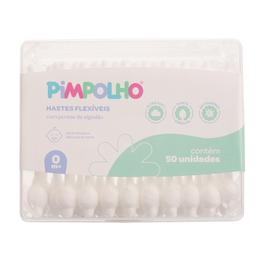 Hastes Flexíveis Pimpolho Com 50 Unidades