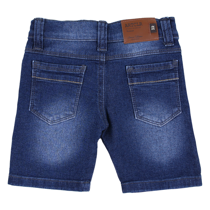 Bermuda Jeans Infantil Articolare Used Básica Bermuda Jeans Infantil Articolare Used Básica