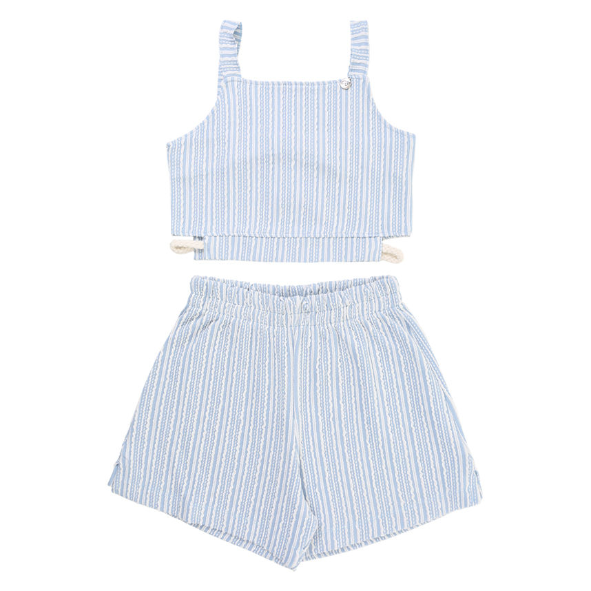 Conjunto Juvenil Menina Anjo Blusa Alcinha E Short Conjunto Juvenil Menina Anjo Blusa Alcinha E Short