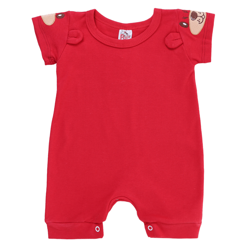 Banho De Sol Bebê Baby Bee Manga Bordado Urso Detalhe Orelha Banho De Sol Bebê Baby Bee Manga Bordado Urso Detalhe Orelha