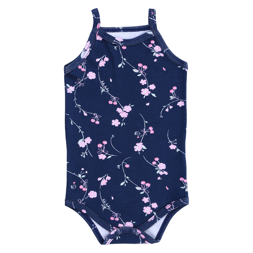 Kit Body Bebê Kiko Alcinha Estampa Cereja 3 Peças Kit Body Bebê Kiko Alcinha Estampa Cereja 3 Peças