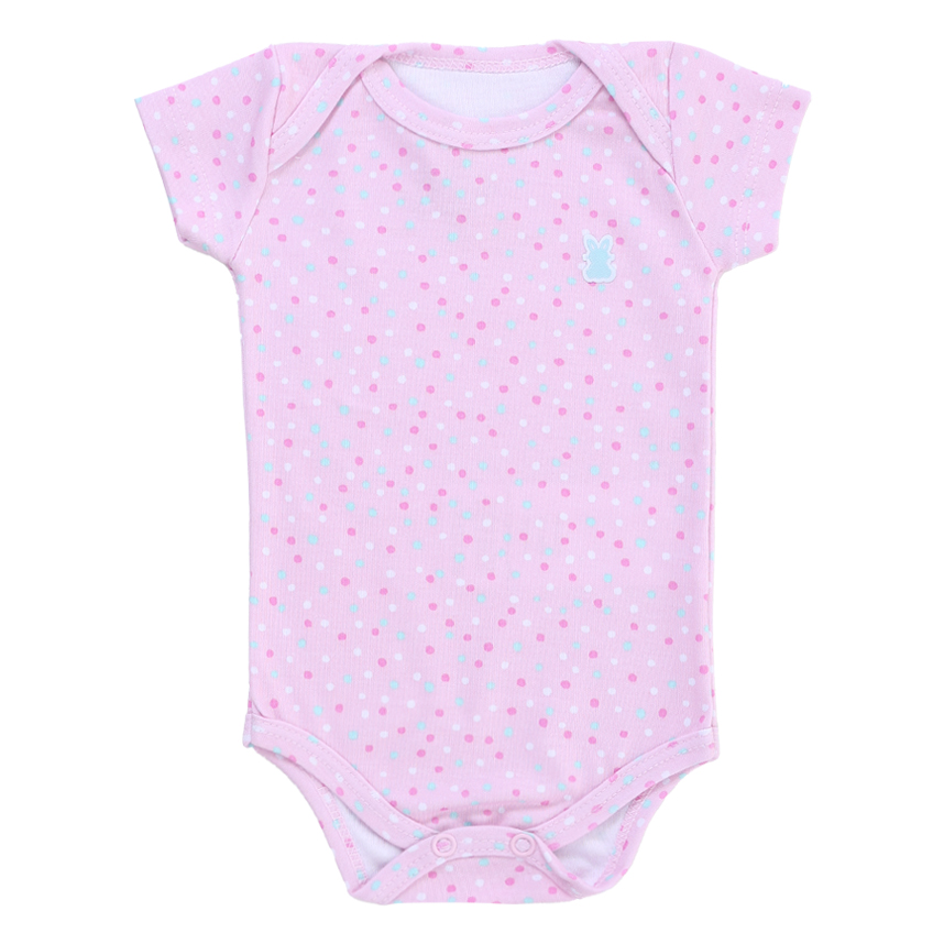 Kit Body Bebê Kiko Manga Curta Estampa Arco íris 3 Peças Kit Body Bebê Kiko Manga Curta Estampa Arco íris 3 Peças