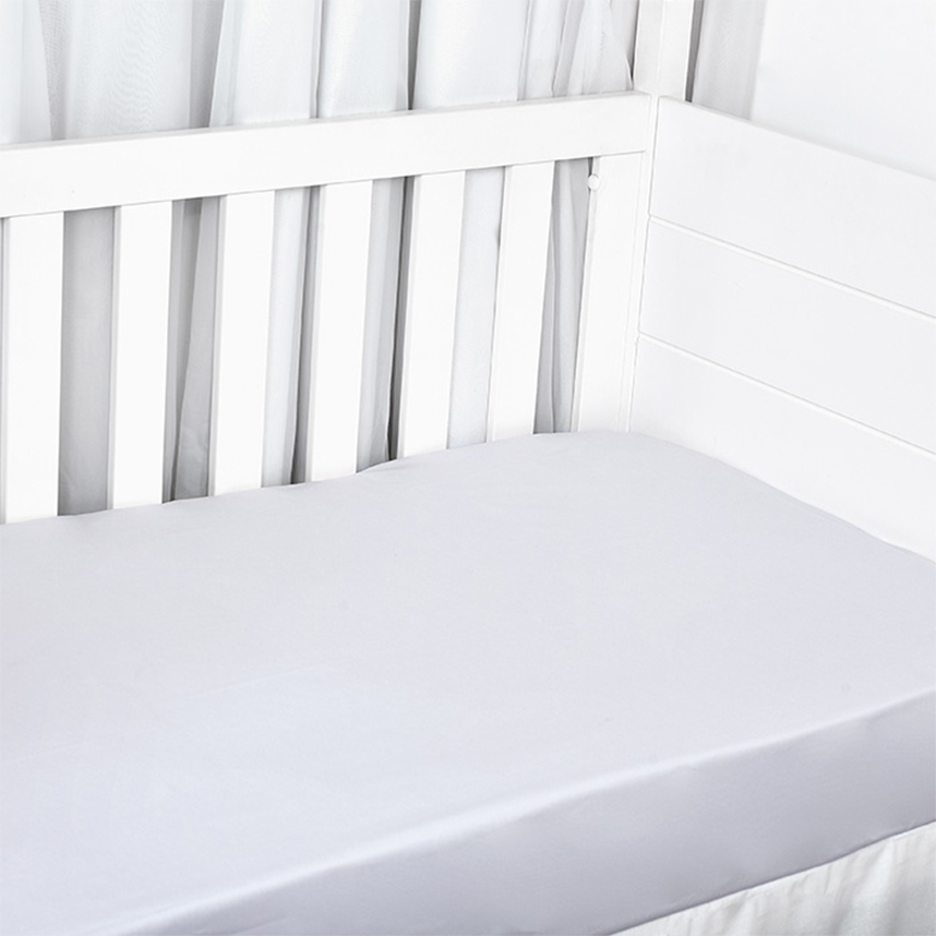 Lençol Para Berço Minasrey Loupiot Com Elástico Liso Cinza Lençol Para Berço Minasrey Loupiot Com Elástico Liso Cinza