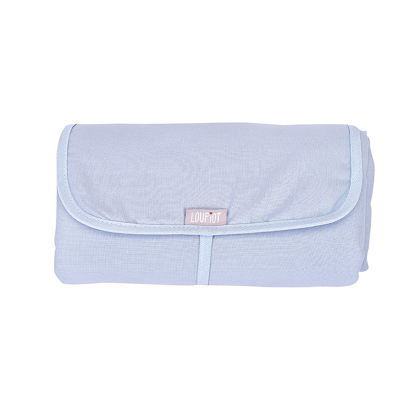 Trocador Para Bebê Minasrey Loupiot Liso Azul Portátil Trocador Para Bebê Minasrey Loupiot Liso Azul Portátil