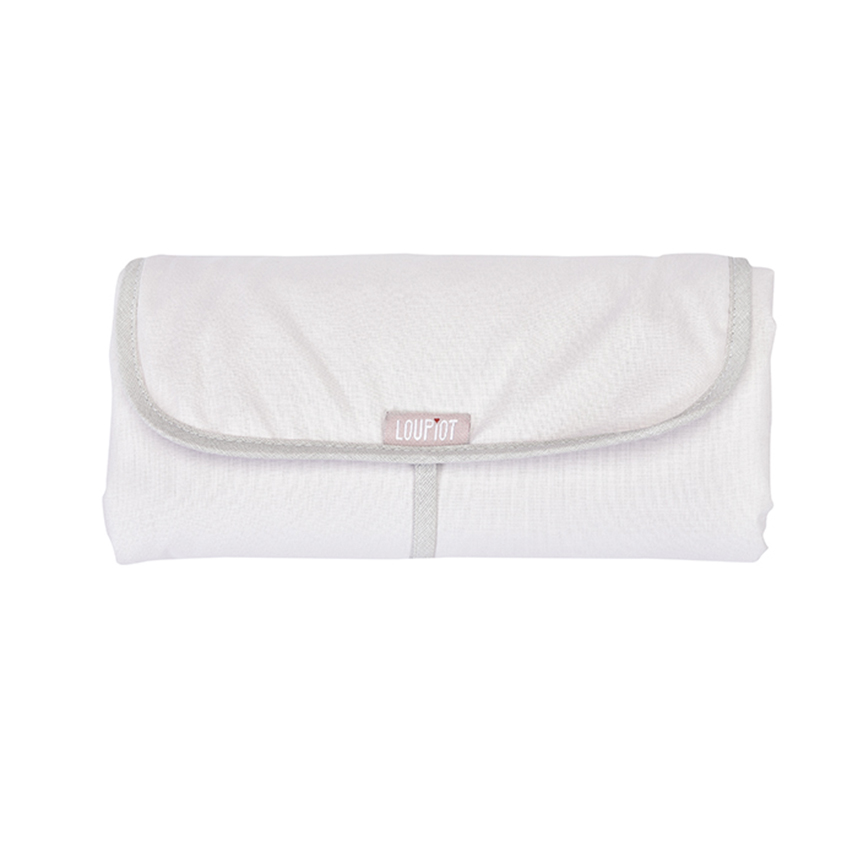 Trocador Para Bebê Minasrey Loupiot Liso Cinza Portátil Trocador Para Bebê Minasrey Loupiot Liso Cinza Portátil