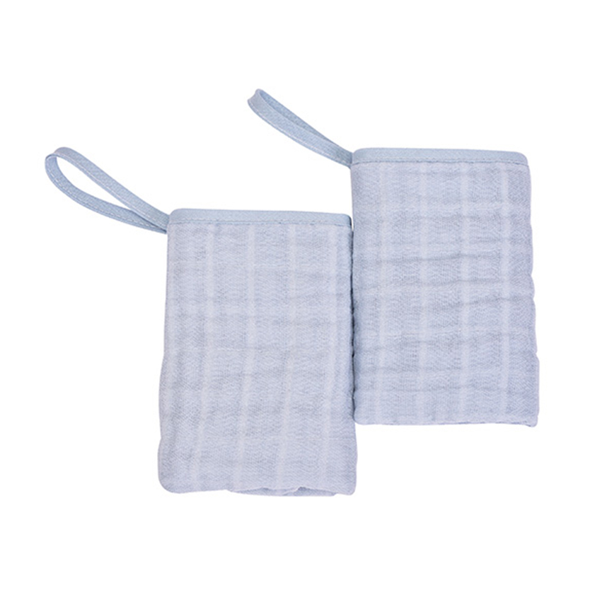 Pano De Boca Minasrey Loupiot E Prendedor Azul 2 Peças