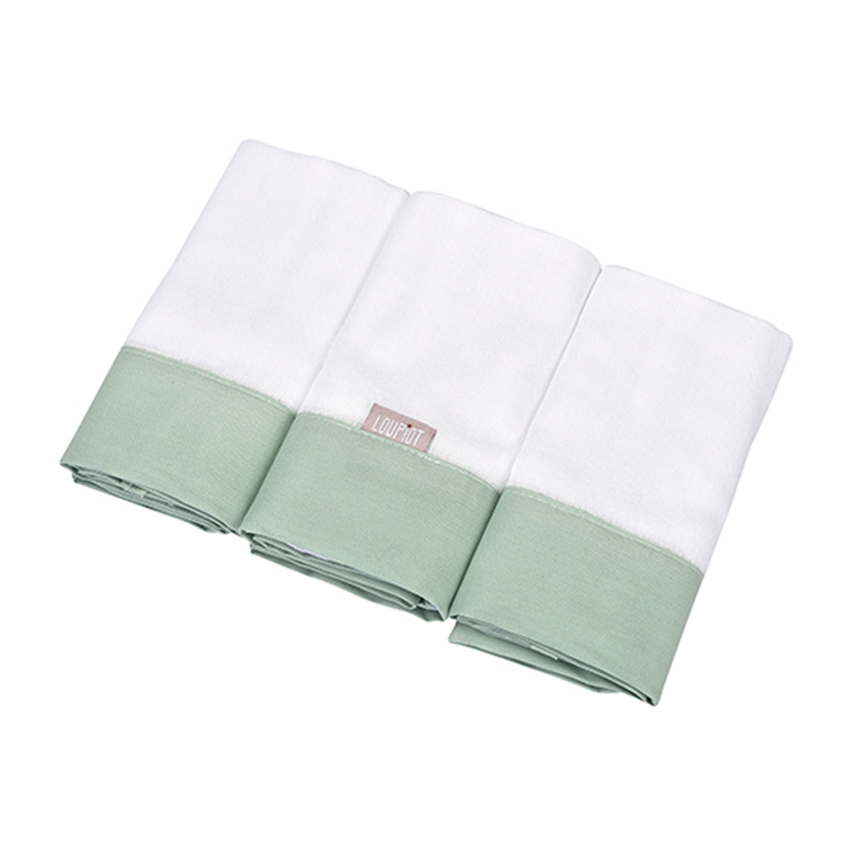 Fralda Bebê Minasrey Loupiot Verde 3 Peças Fralda Bebê Minasrey Loupiot Verde 3 Peças