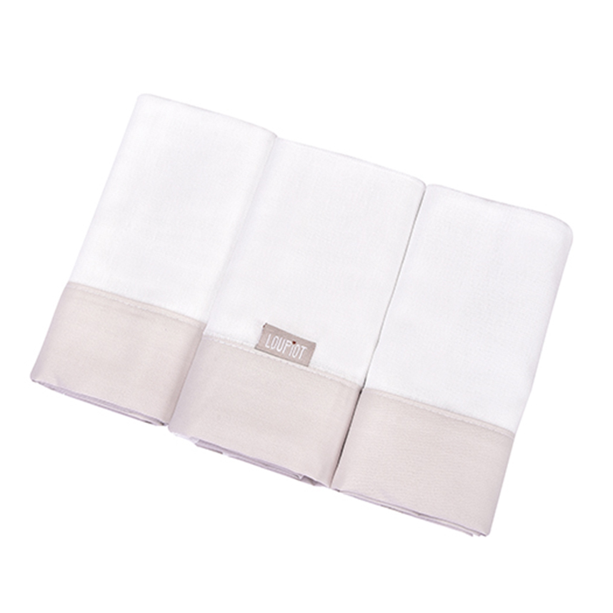 Fralda Bebê Minasrey Loupiot Cinza 3 Peças Fralda Bebê Minasrey Loupiot Cinza 3 Peças