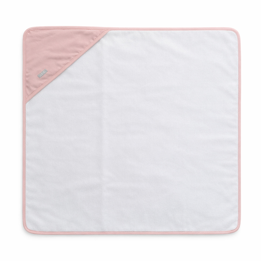 Toalha Bebê Com Capuz Minasrey Loupiot Com Forro Rosa