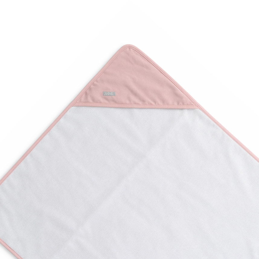 Toalha Bebê Com Capuz Minasrey Loupiot Com Forro Rosa