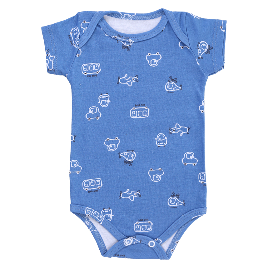 Kit Body Bebê Kiko Manga Curta Estampa Avião Peças Kit Body Bebê Kiko Manga Curta Estampa Avião Peças