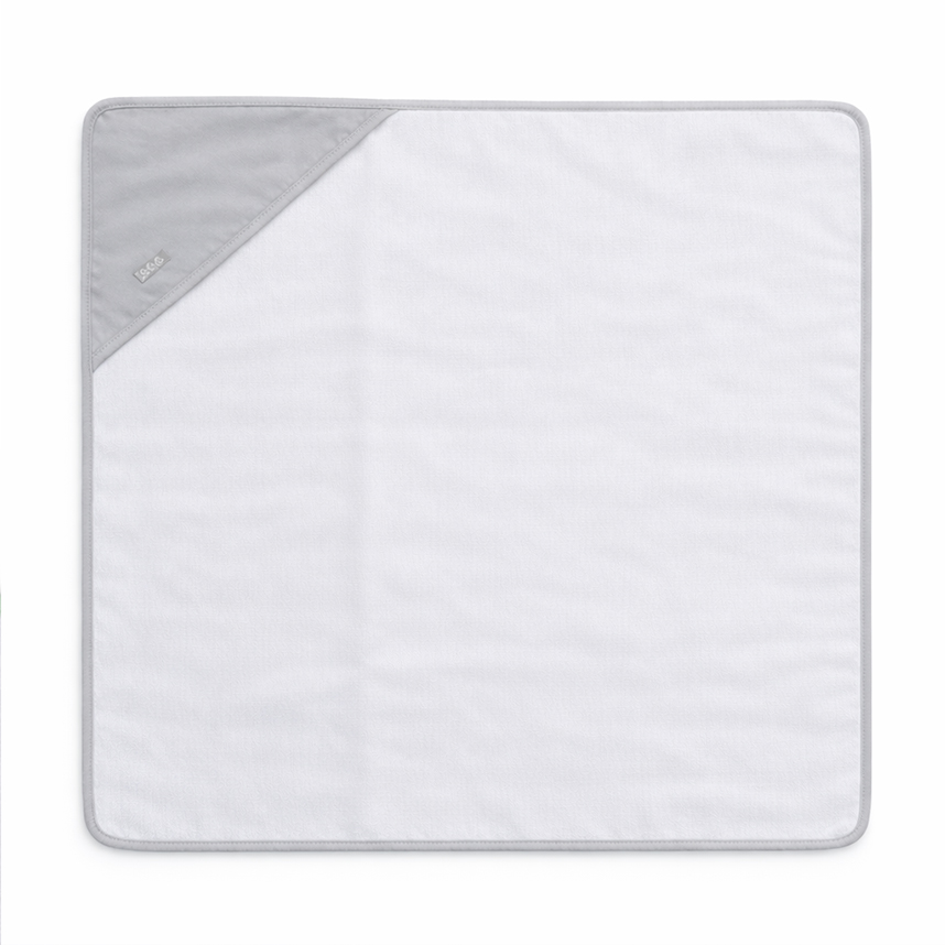 Toalha Bebê Com Capuz Minasrey Loupiot Com Forro Cinza