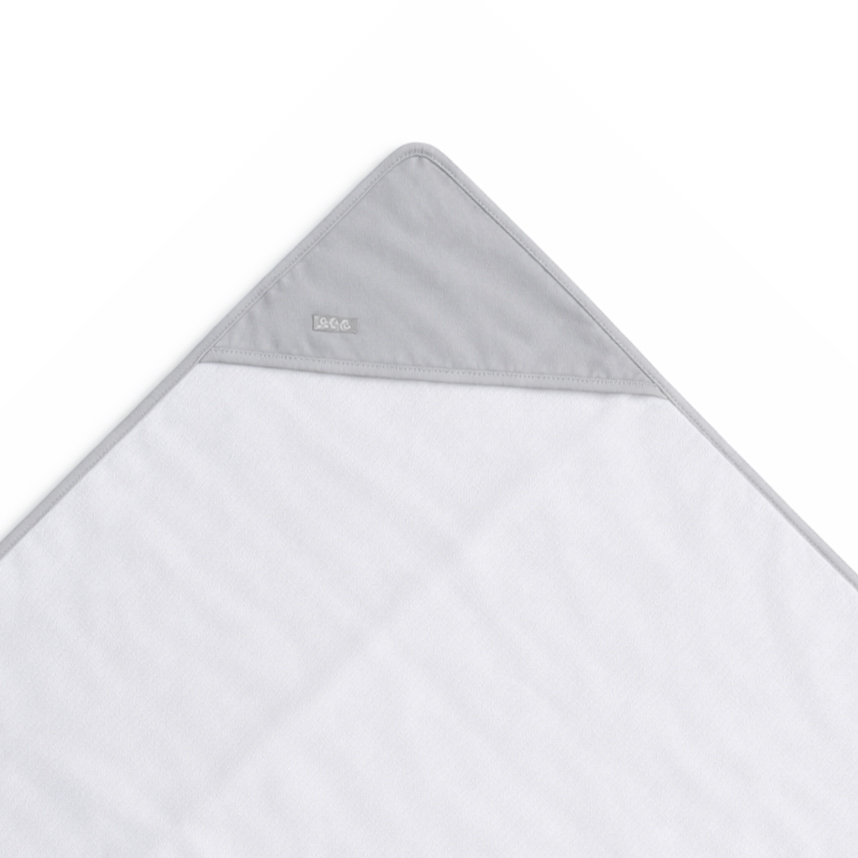 Toalha Bebê Com Capuz Minasrey Loupiot Com Forro Cinza