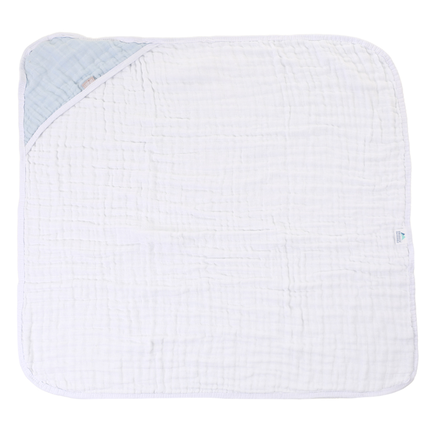 Toalhão Soft Bebê Com Capuz Minasrey Loupiot Azul