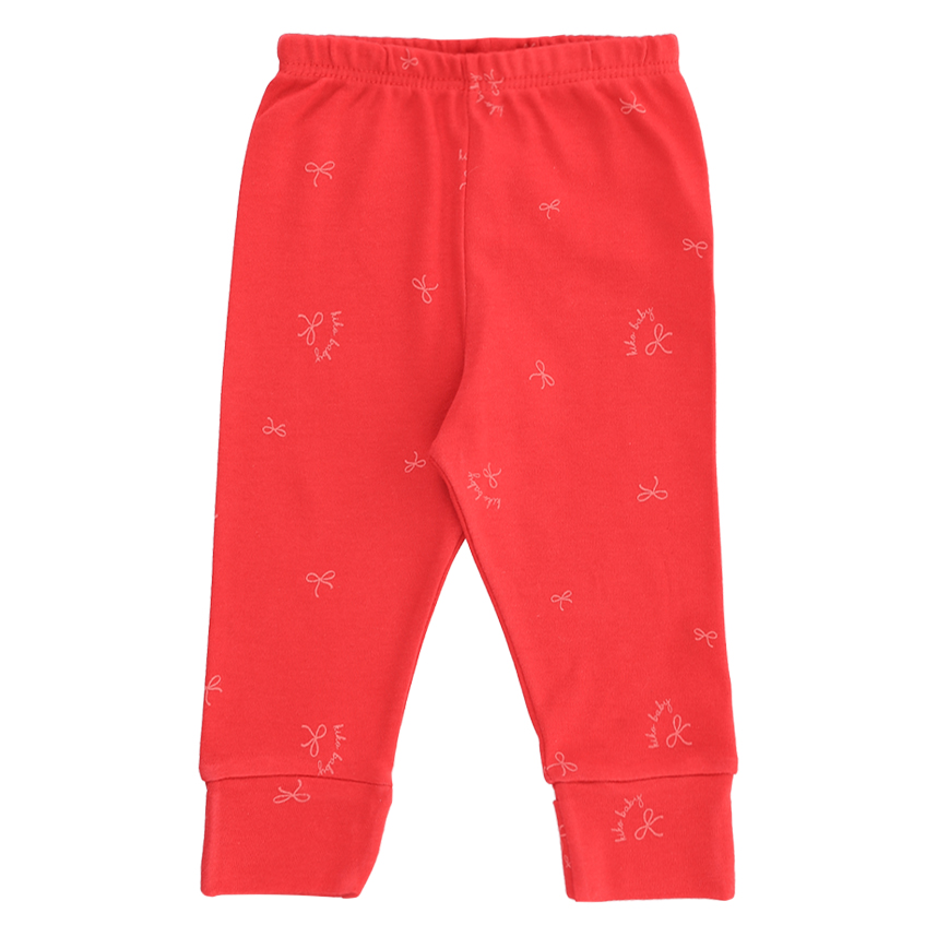 Kit Mijão Bebê Kiko Estampa Flores E Laço 3 Peças