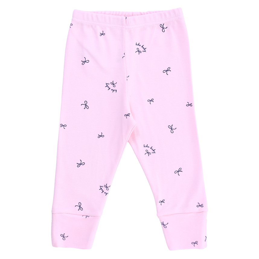 Kit Mijão Bebê Kiko Estampa Flores E Laço 3 Peças Indicado