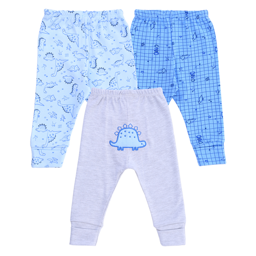 Kit Mijão Bebê Kiko Estampa Dinossauro Suedine 3 Peças