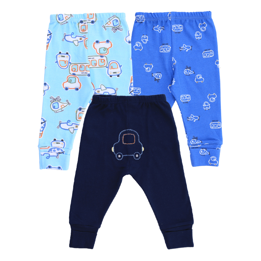 Kit Mijão Bebê Kiko Estampa Carros Suedine 3 Peças