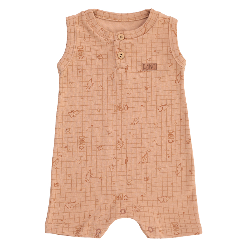 Banho de Sol Bebê Kiko Estampa Dinossauros Em Suedine