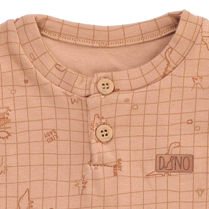 Banho de Sol Bebê Kiko Estampa Dinossauros Em Suedine