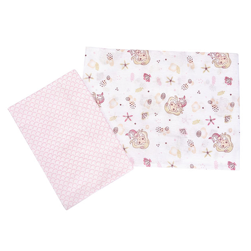 Travesseiro Espuma Bebê Cia Do Neném Estampa Sereia