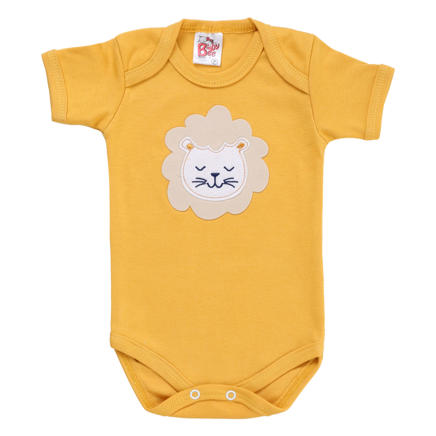 Conjunto Bebê Baby Bee Body E Bermuda Estampa Safari Conjunto Bebê Baby Bee Body E Bermuda Estampa Safari