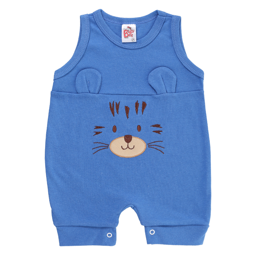 Banho De Sol Baby Bee Bordado Tigre E Detalhe Orelha Banho De Sol Baby Bee Bordado Tigre E Detalhe Orelha