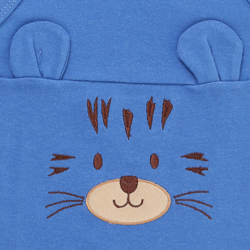 Banho De Sol Baby Bee Bordado Tigre E Detalhe Orelha Banho De Sol Baby Bee Bordado Tigre E Detalhe Orelha