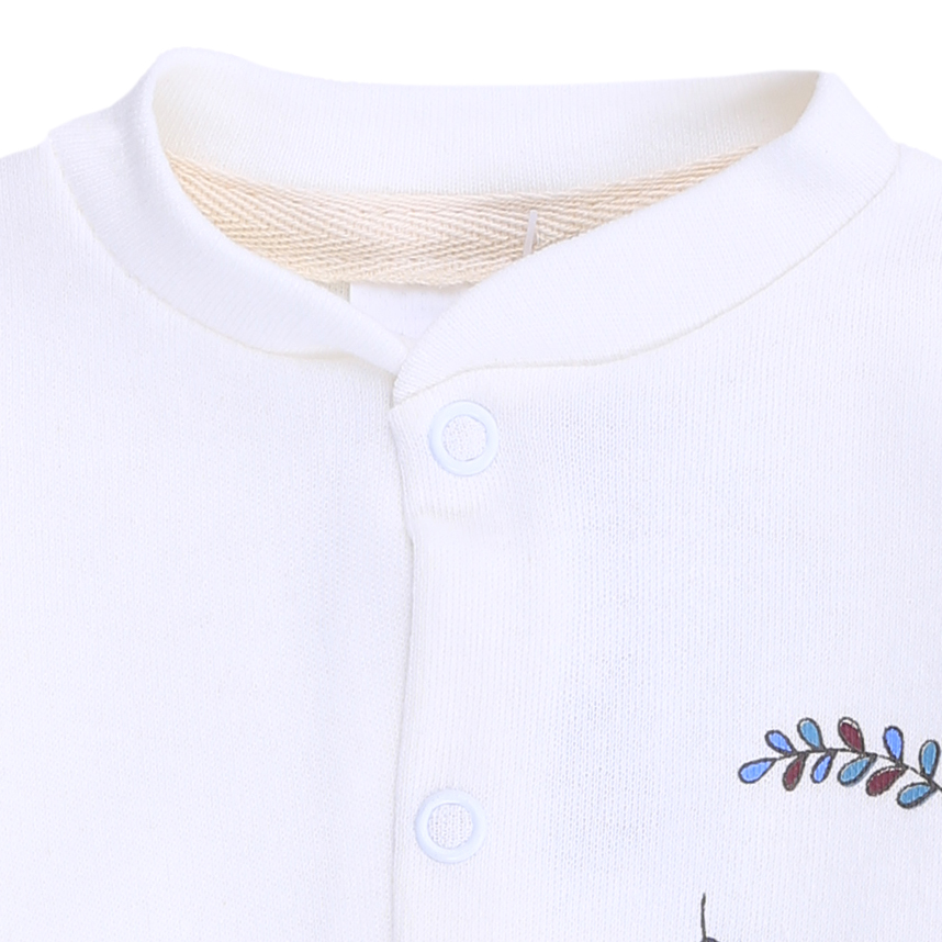 Macacão Longo Bebê Klub Kids Urso Em Suedine