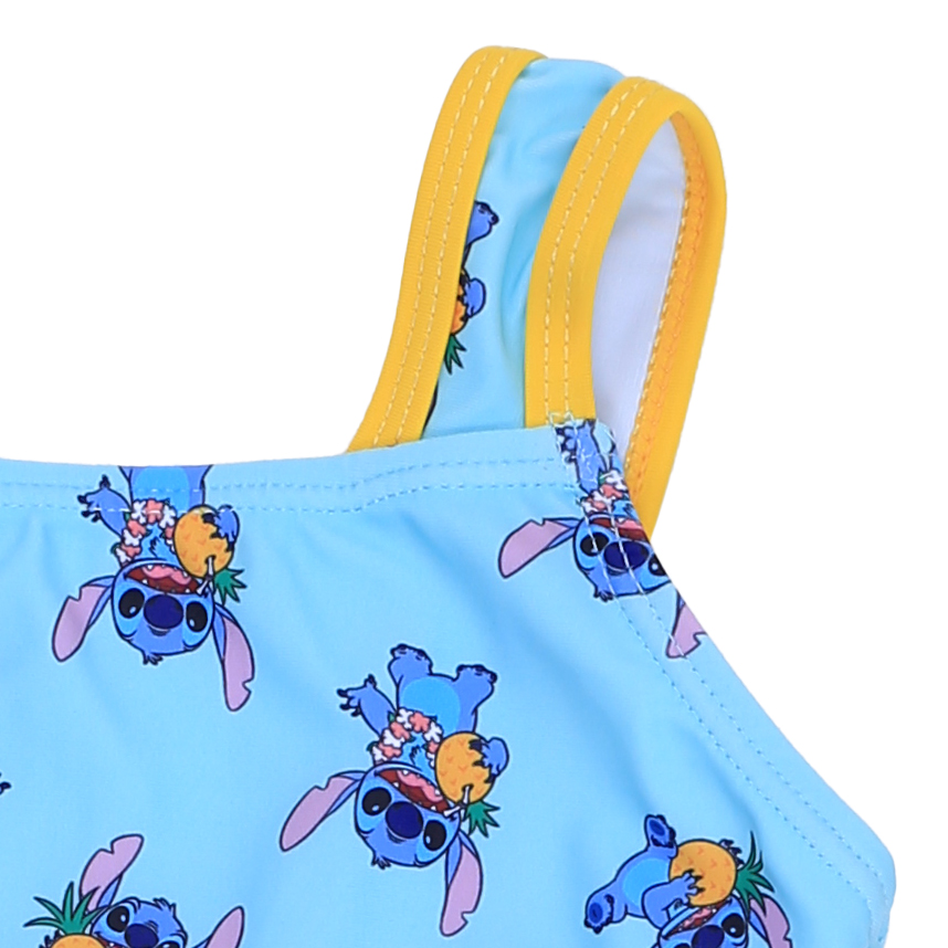 Maiô Infantil Cae Com Alça Estampa Stich E Abacaxi Maiô Infantil Cae Com Alça Estampa Stich E Abacaxi