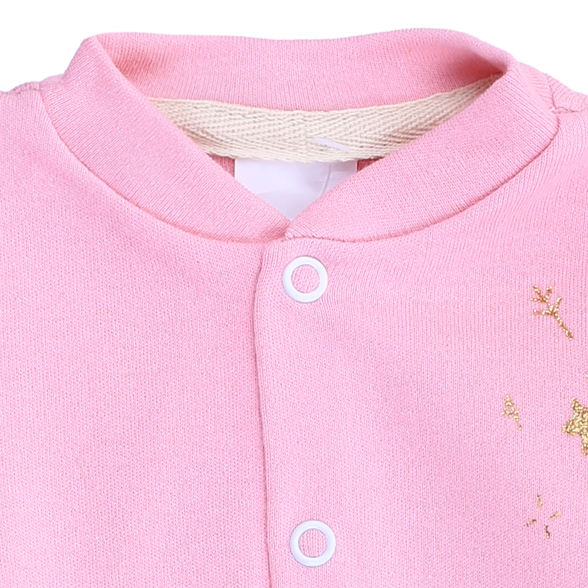 Macacão Longo Bebê Klub Kids Cachorrinha Em Suedine