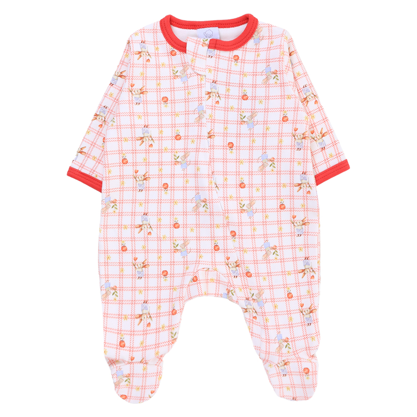 Macacão Longo Bebê Piu Piu Estampa Ratinho Em Suedine