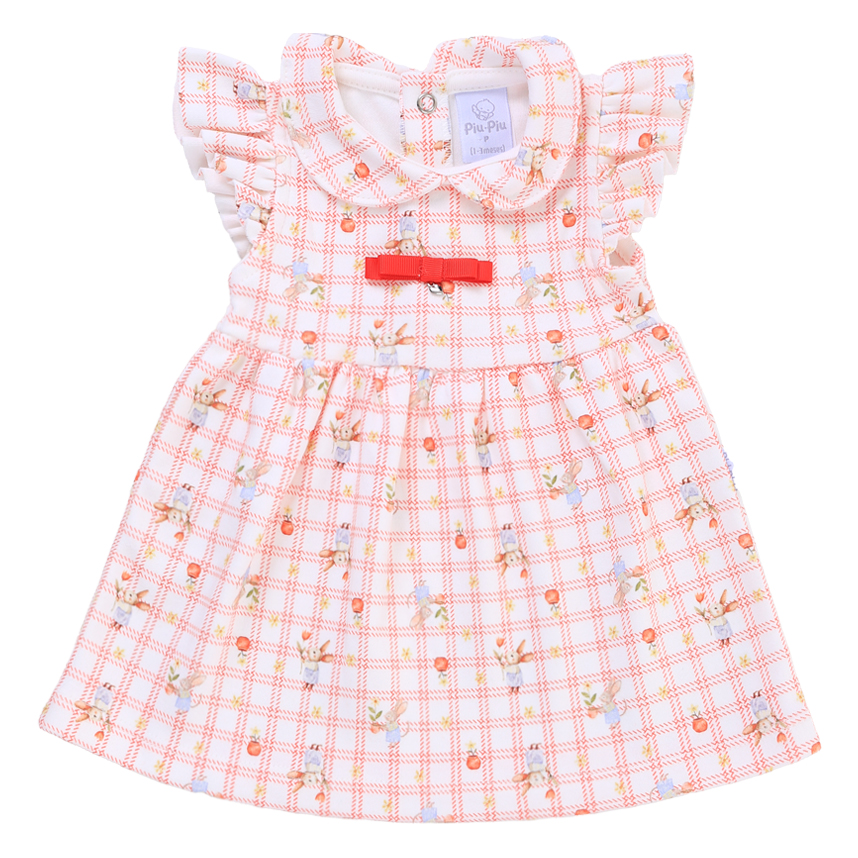 Vestido Bebê Piu Piu Estampa Ratinho E Calcinha 2 Peças Vestido Bebê Piu Piu Estampa Ratinho E Calcinha 2 Peças