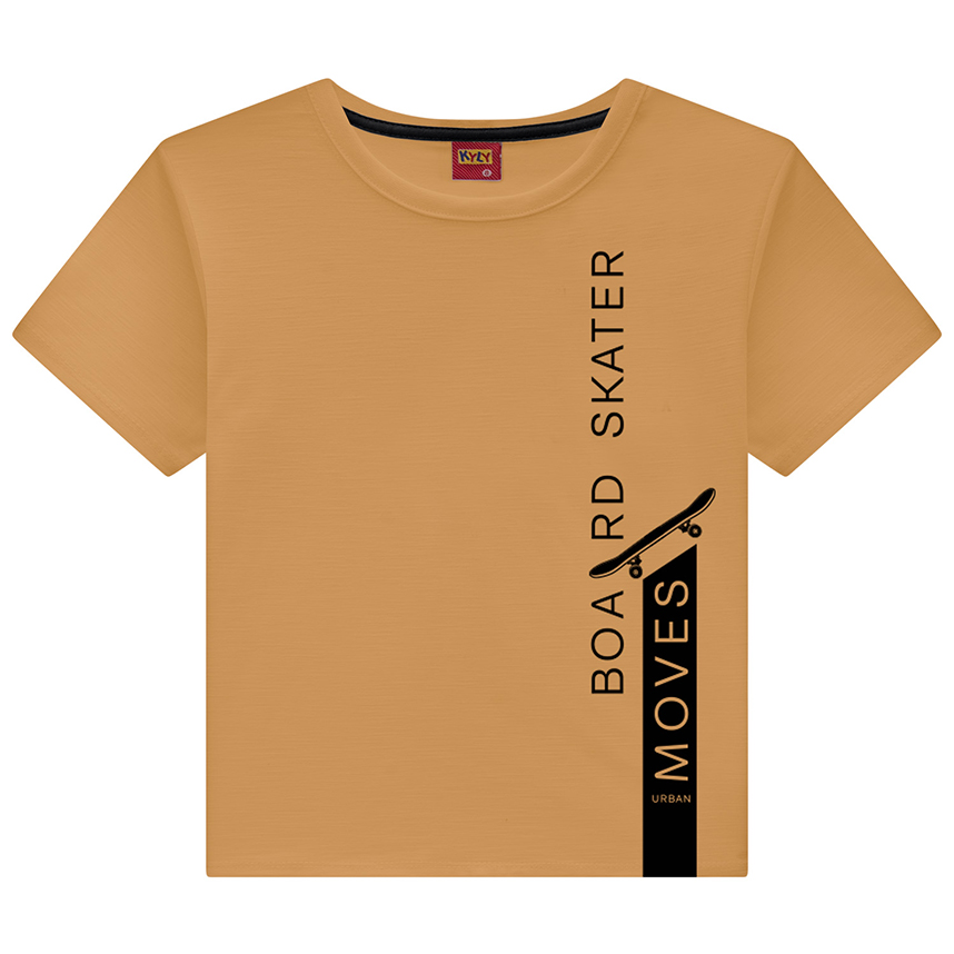 Conjunto Infantil Kyly Camiseta Estampada E Bermuda Conjunto Infantil Kyly Camiseta Estampada E Bermuda