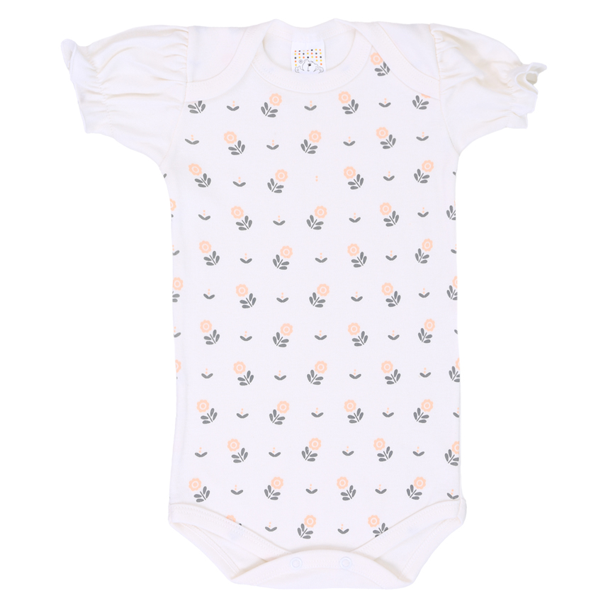 kit Body Bebê Petutinha Estampa Ursa E Flor 3 Peças kit Body Bebê Petutinha Estampa Ursa E Flor 3 Peças