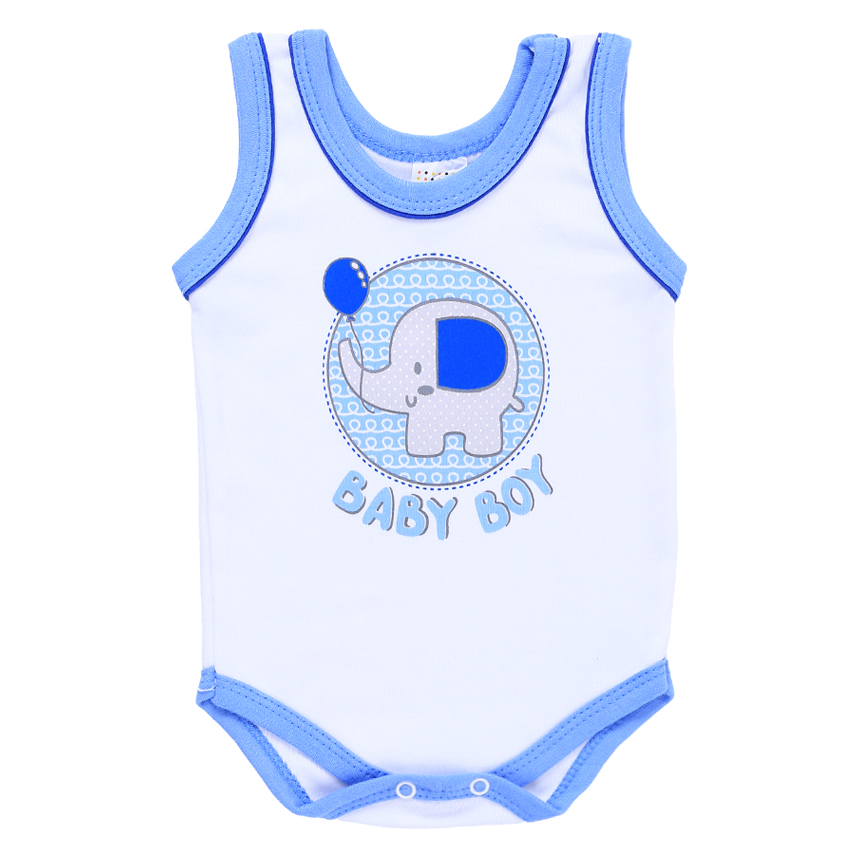 kit Body Bebê Petutinha Estampa Elefante Baby Boy 3 Peças kit Body Bebê Petutinha Estampa Elefante Baby Boy 3 Peças