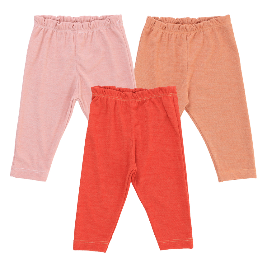 Kit Mijão Bebê Petutinha  Liso Sem Pé 3 Peças