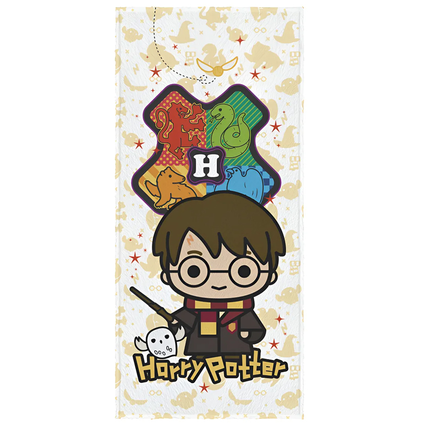 Toalha Infantil Lepper Felpa Estampa Harry Potter