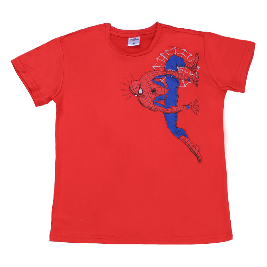 Pijama Curto Infantil Cae Estampa Spider Man