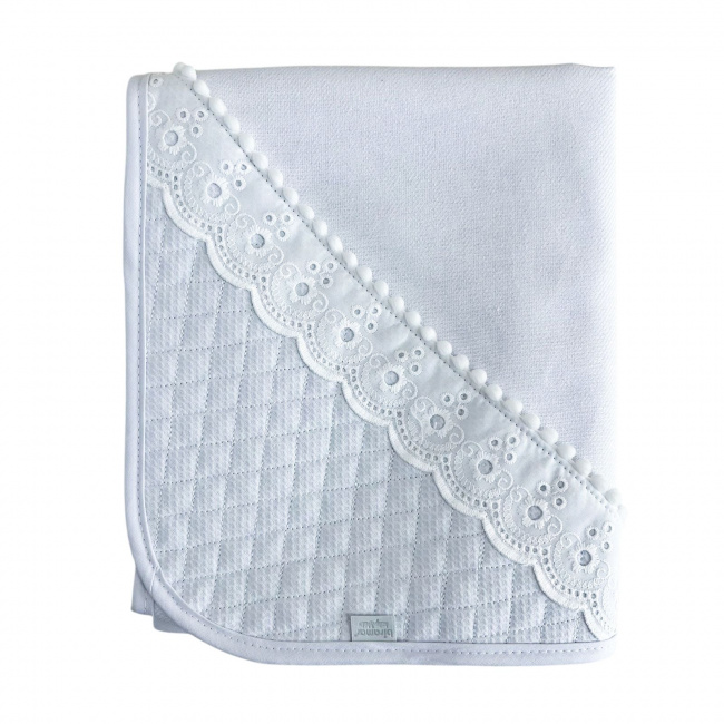 Cueiro Bebê Biramar Babado Matelassado