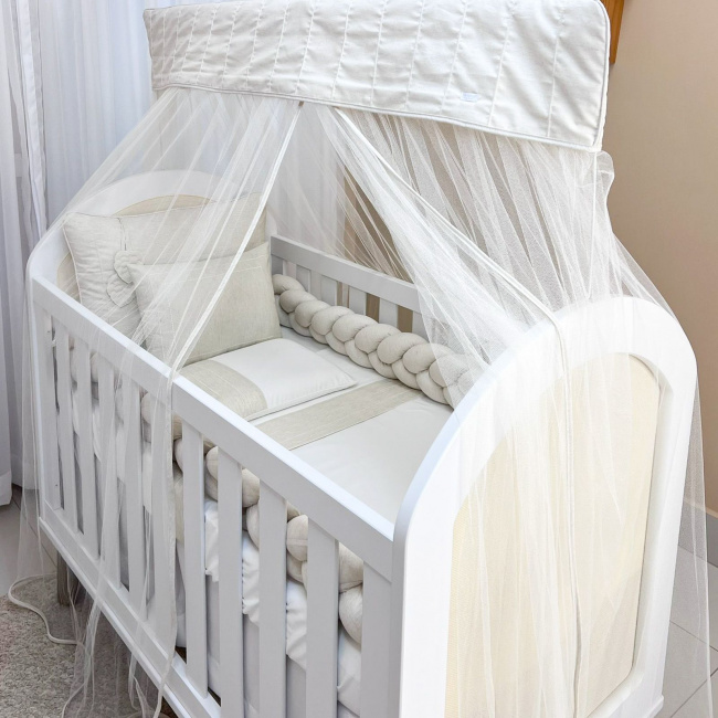 Kit Berço Biramar Trança Clássico 08 Peças