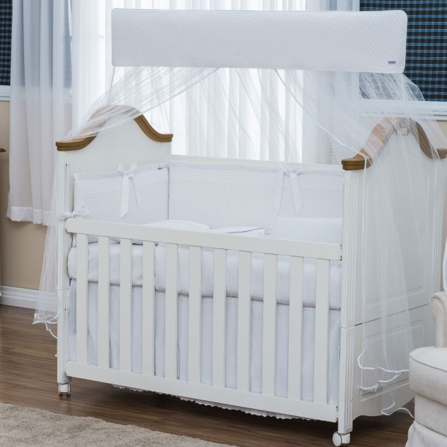 Mosquiteiro Biramar Com Capa Viés Matelasse 2 Peças